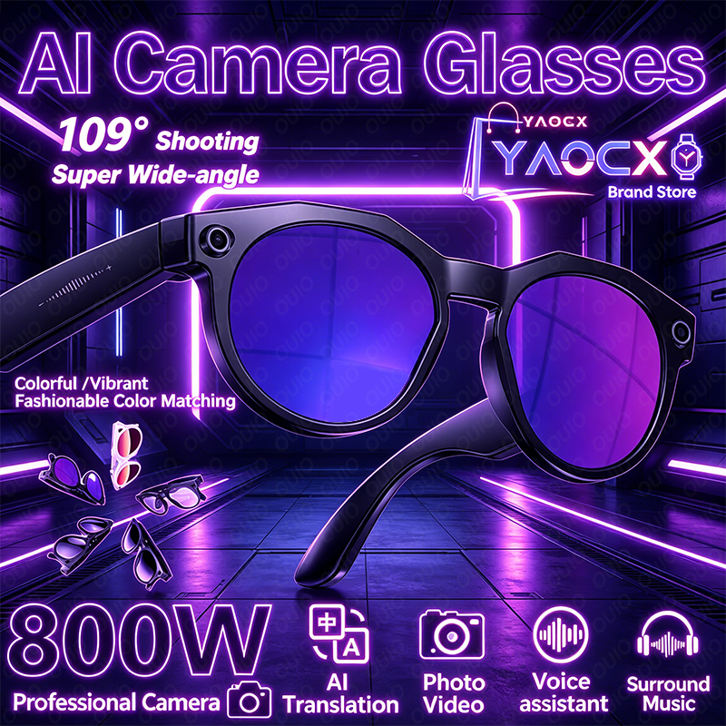 New Smart Glasses Bluetooth Ca - Photography Translate บทวิจารณ์และราคา