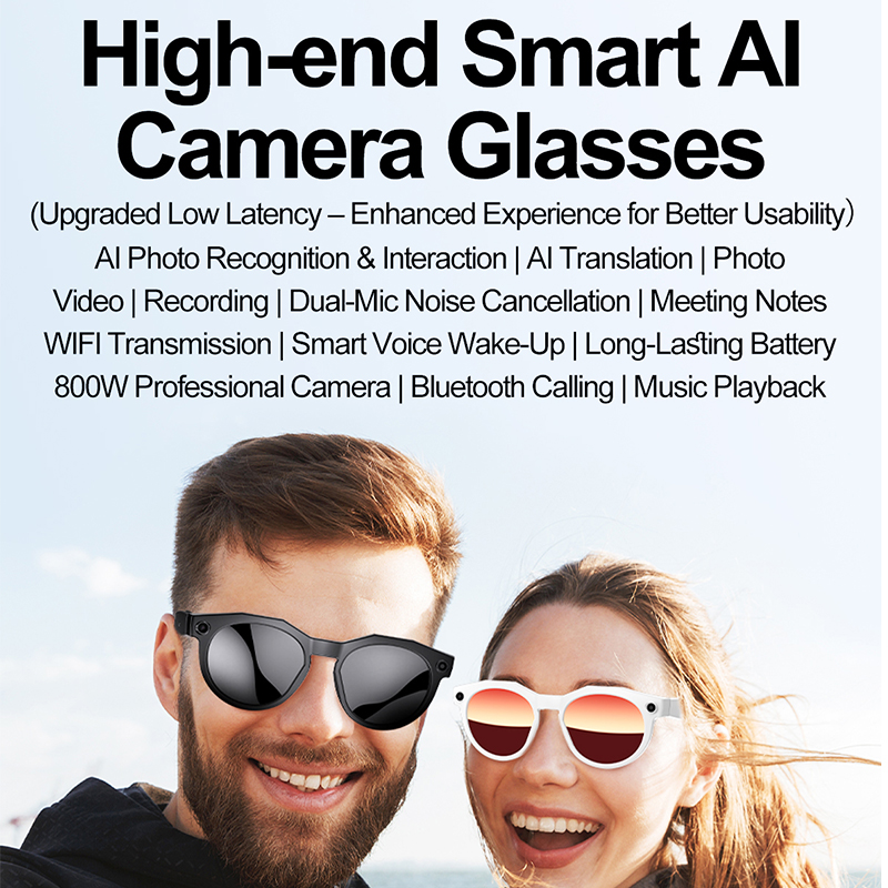 New Smart Glasses Bluetooth Ca - Photography Translate บทวิจารณ์และราคา