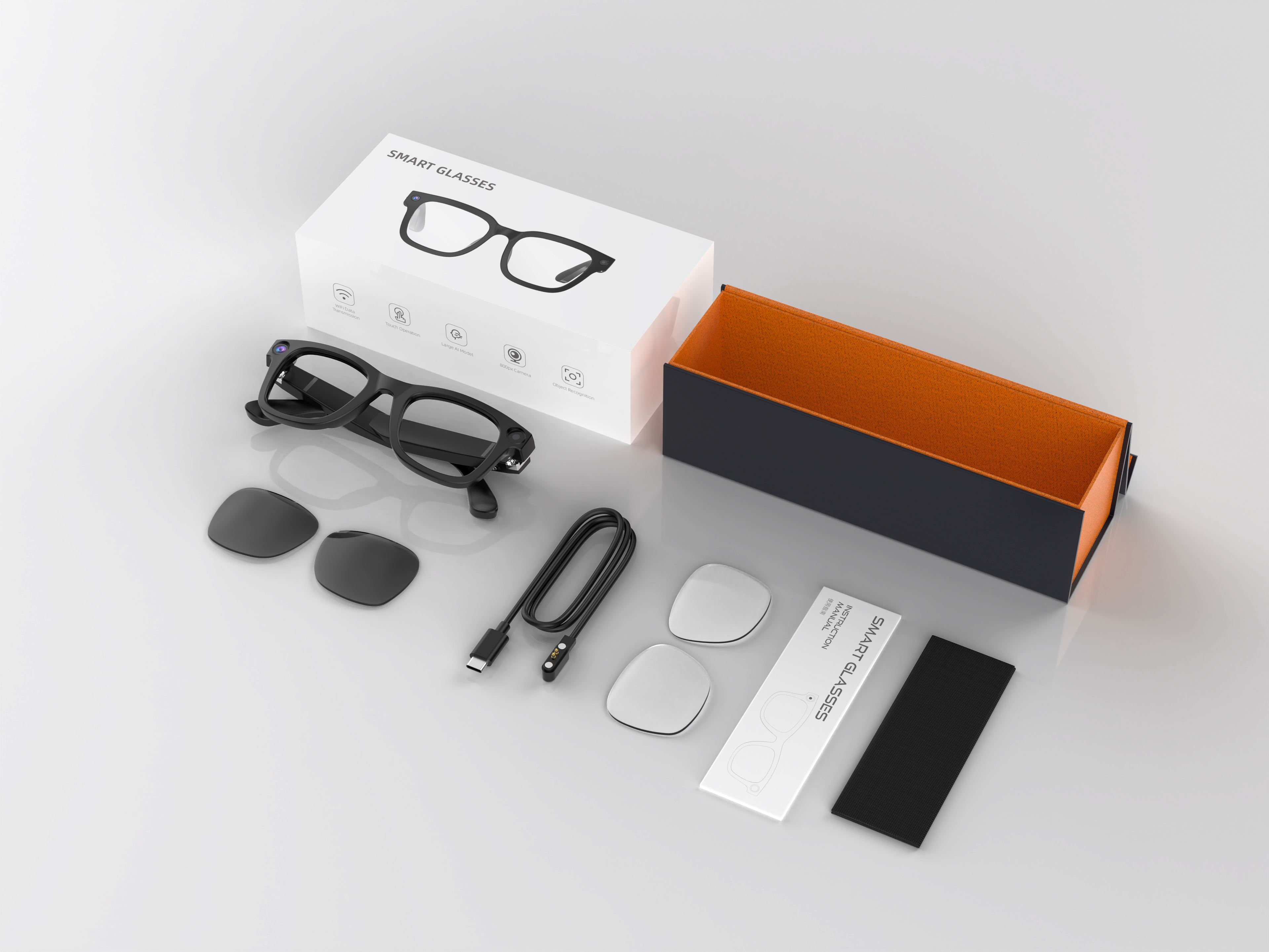 G300 AI Smart Glasses 800W HD  - Photography Translate บทวิจารณ์และราคา