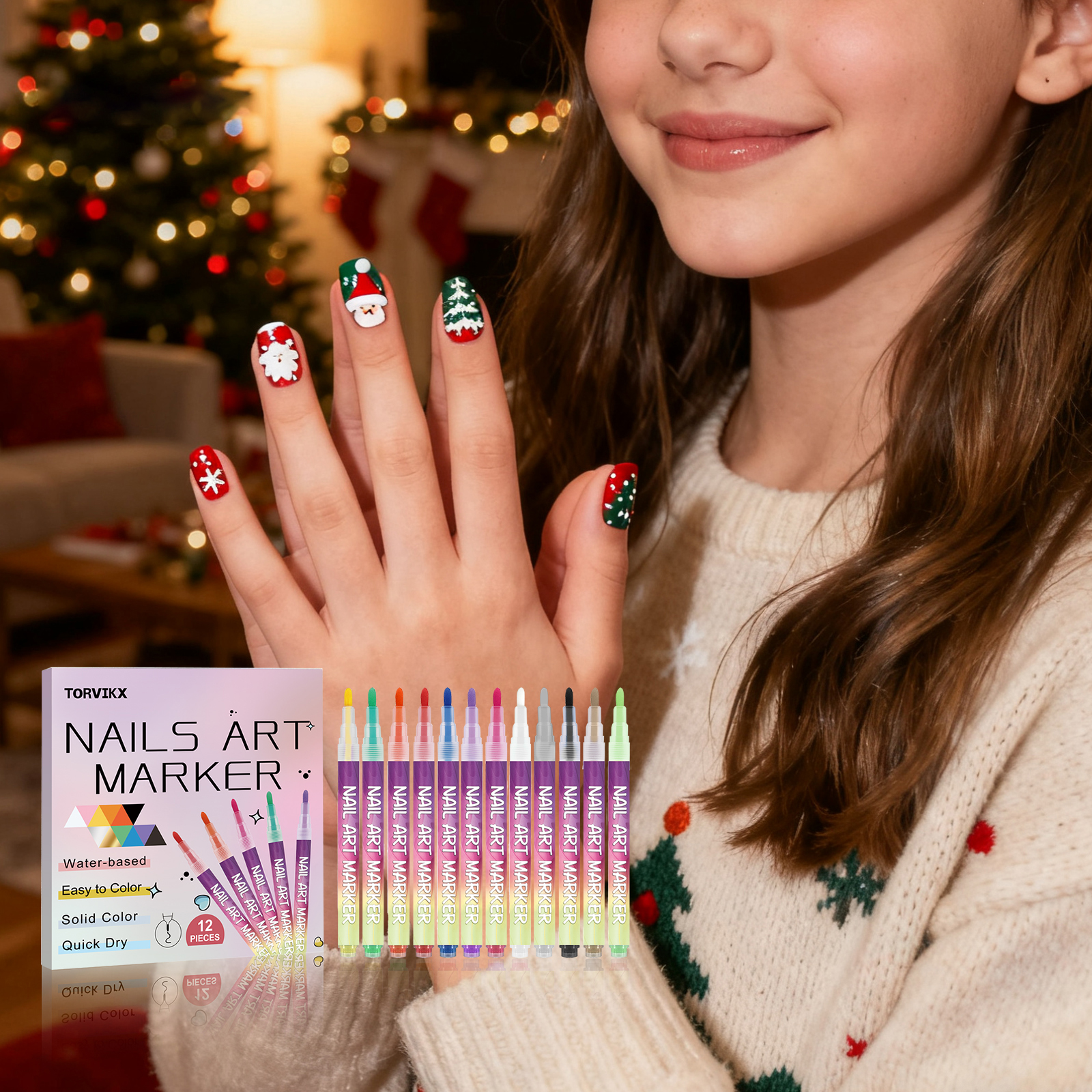 Colorful Graffiti Pen Nail Art - Photography Fine Art บทวิจารณ์และราคา