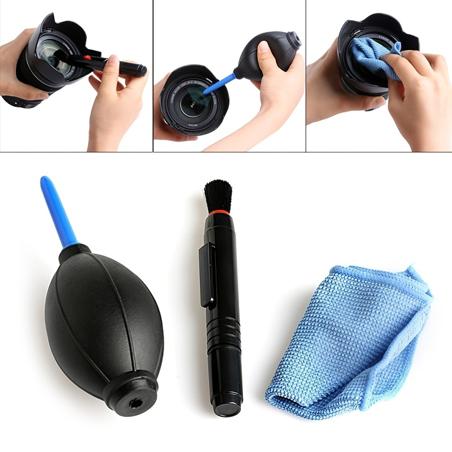 3-in-1 Cleaning Kit Air Dust B - Lens Cleaning Kit บทวิจารณ์และราคา