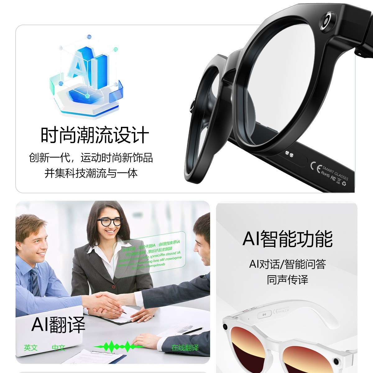 Glasses W611 Multifunctional V - Photography Translate บทวิจารณ์และราคา
