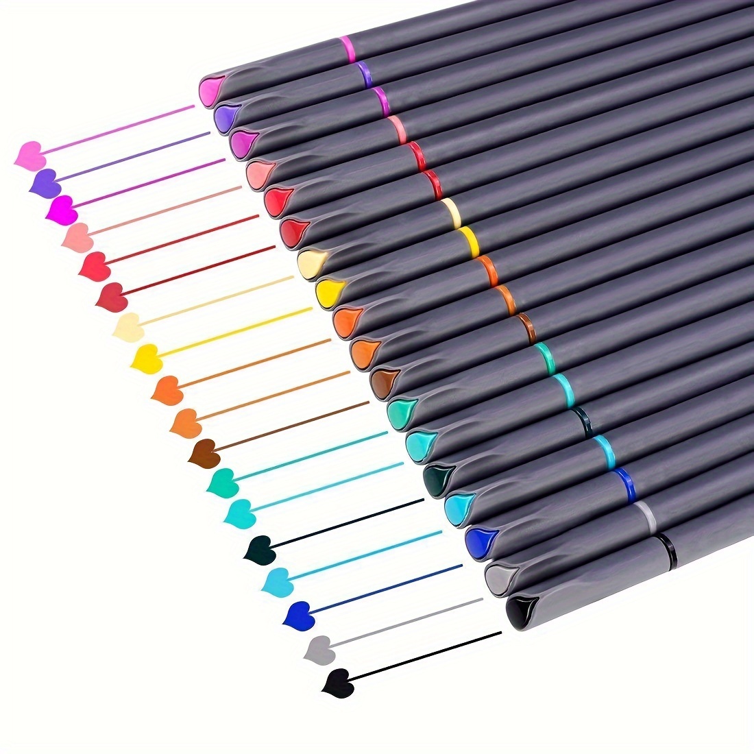 12-100pcs Colorful Line Drawin - Photography Fine Art บทวิจารณ์และราคา