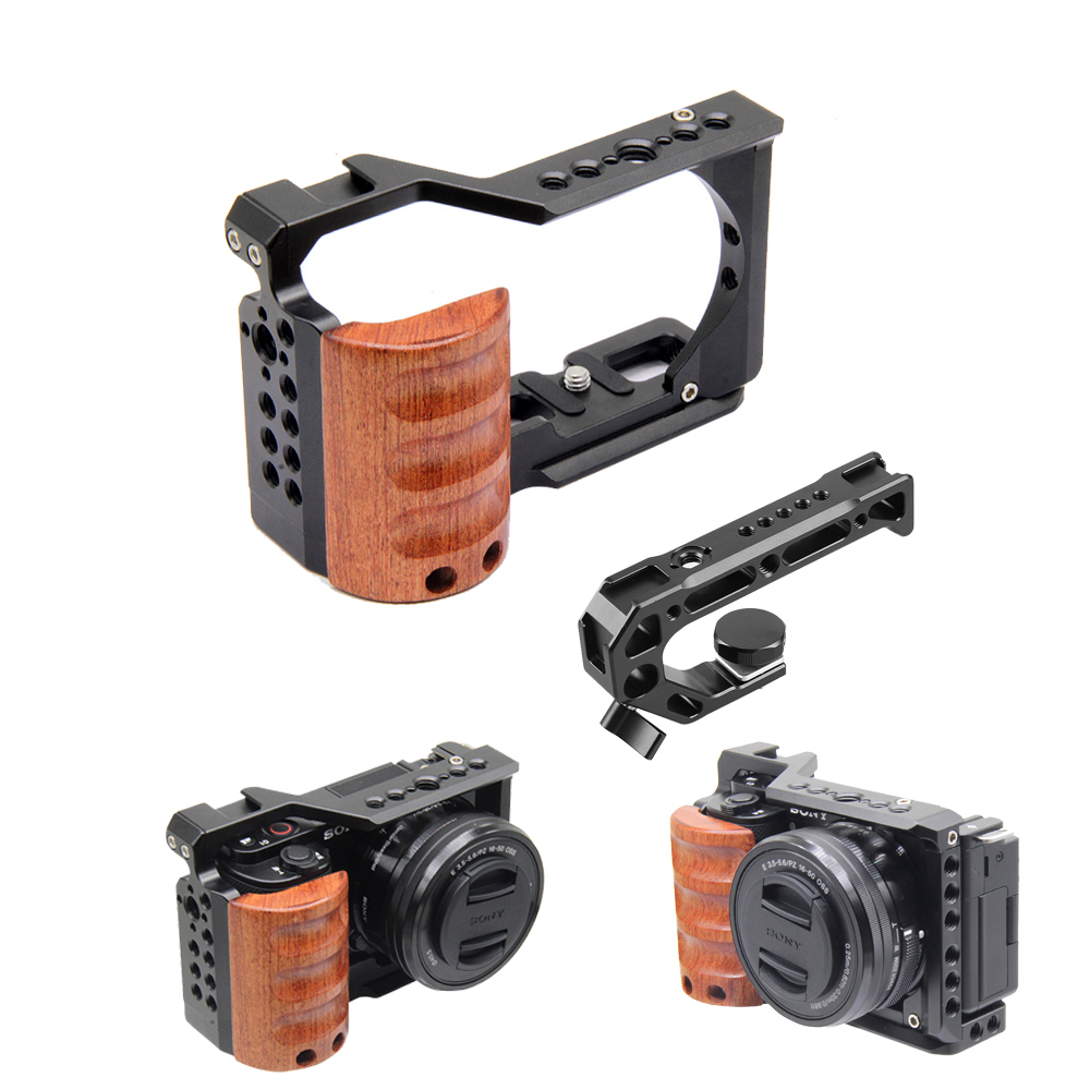For Sony ZV-E10 Cage  camera W - Camera Cage Baseplate บทวิจารณ์และราคา