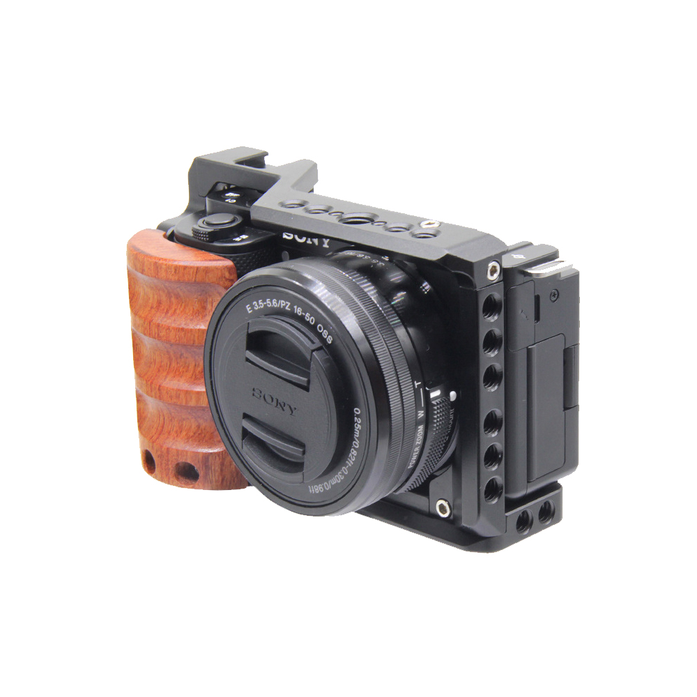 For Sony ZV-E10 Cage  camera W - Camera Cage Baseplate บทวิจารณ์และราคา