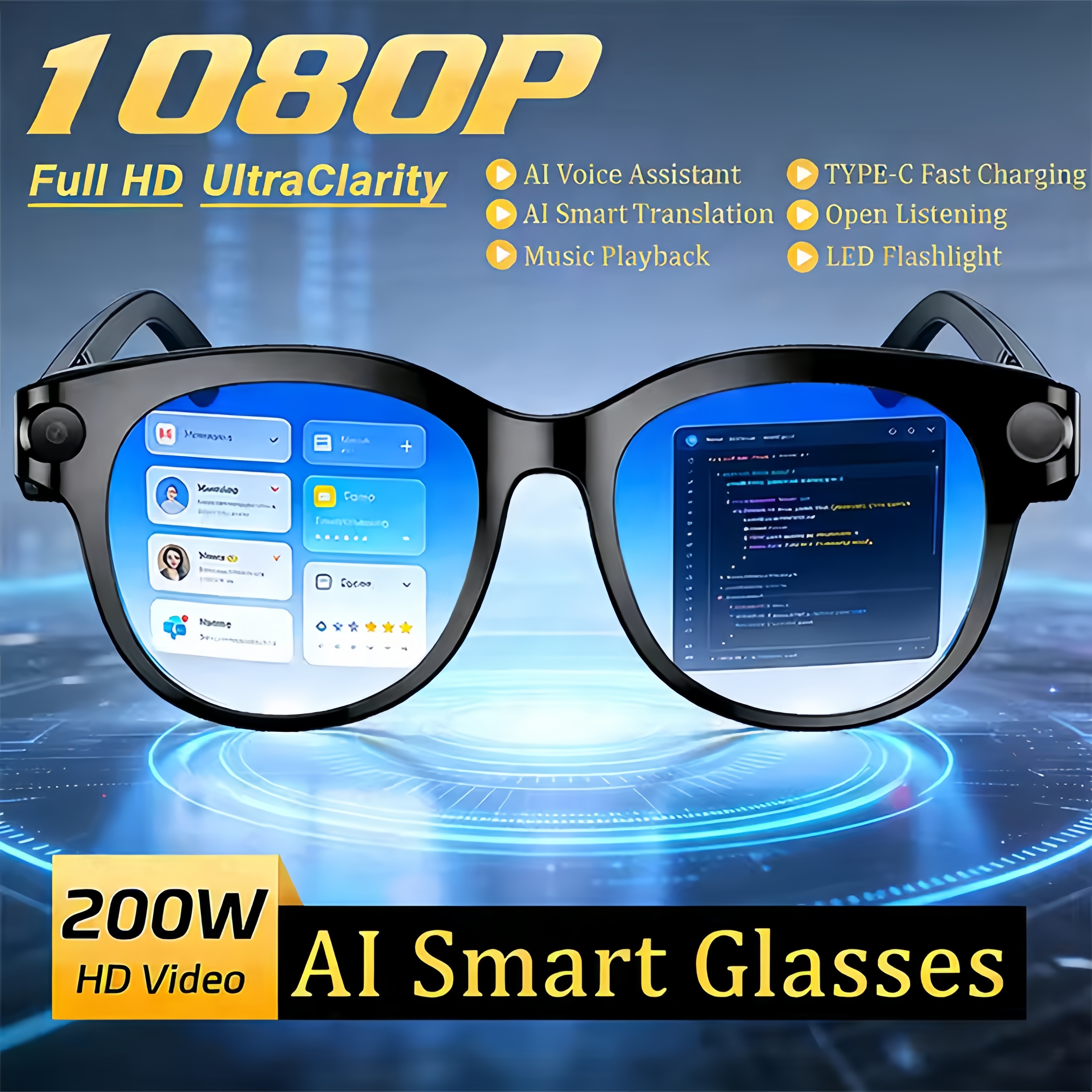 M89-S AI smart glasses equippe - Photography Equipment บทวิจารณ์และราคา