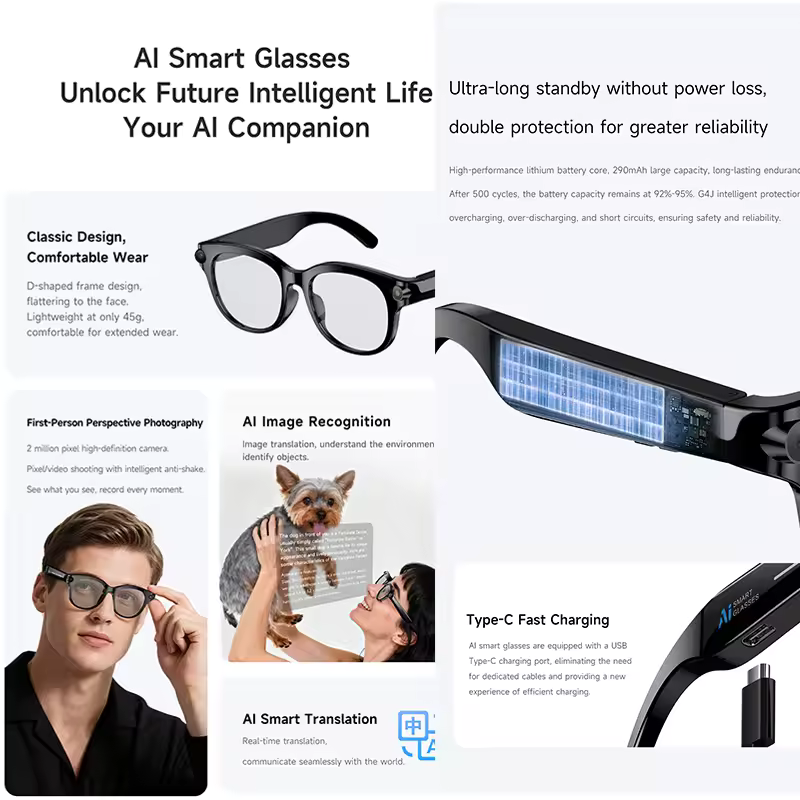 M89-S AI smart glasses equippe - Photography Equipment บทวิจารณ์และราคา