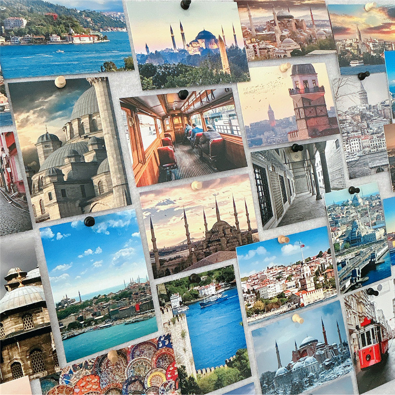 30Pcs 10x14cm Travel Landscape - Photography Journalism บทวิจารณ์และราคา