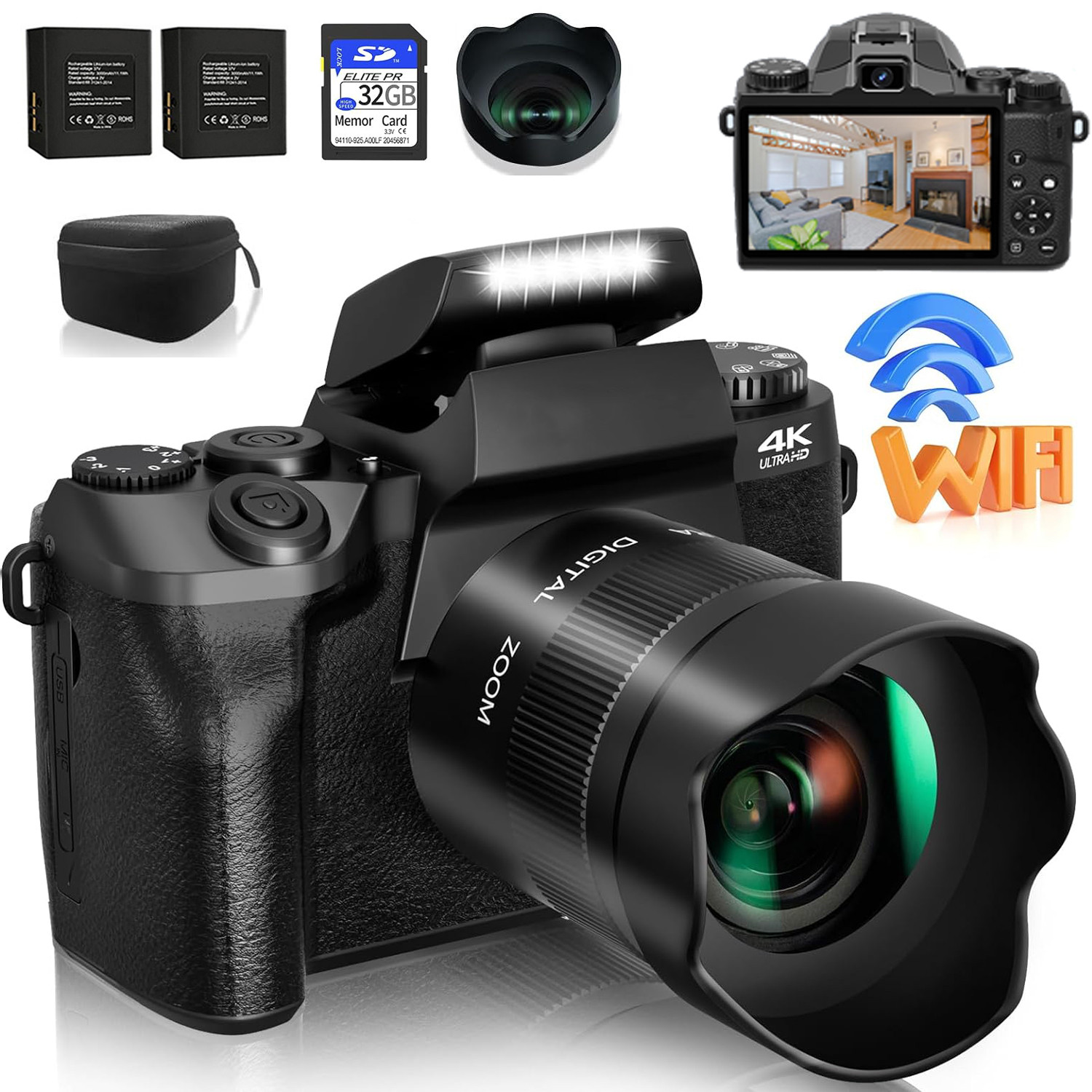 64MP Digital Camera SLR DSLR F - Photography Journalism บทวิจารณ์และราคา