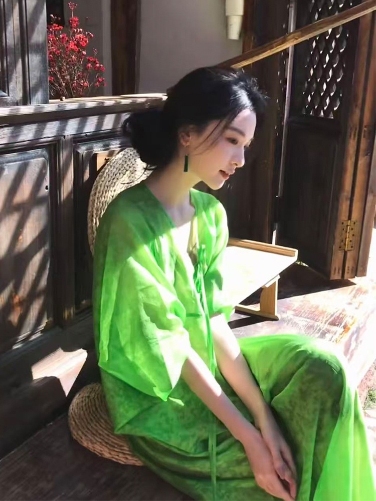 New Chinese Style Loose V-Neck - Photography Zen บทวิจารณ์และราคา
