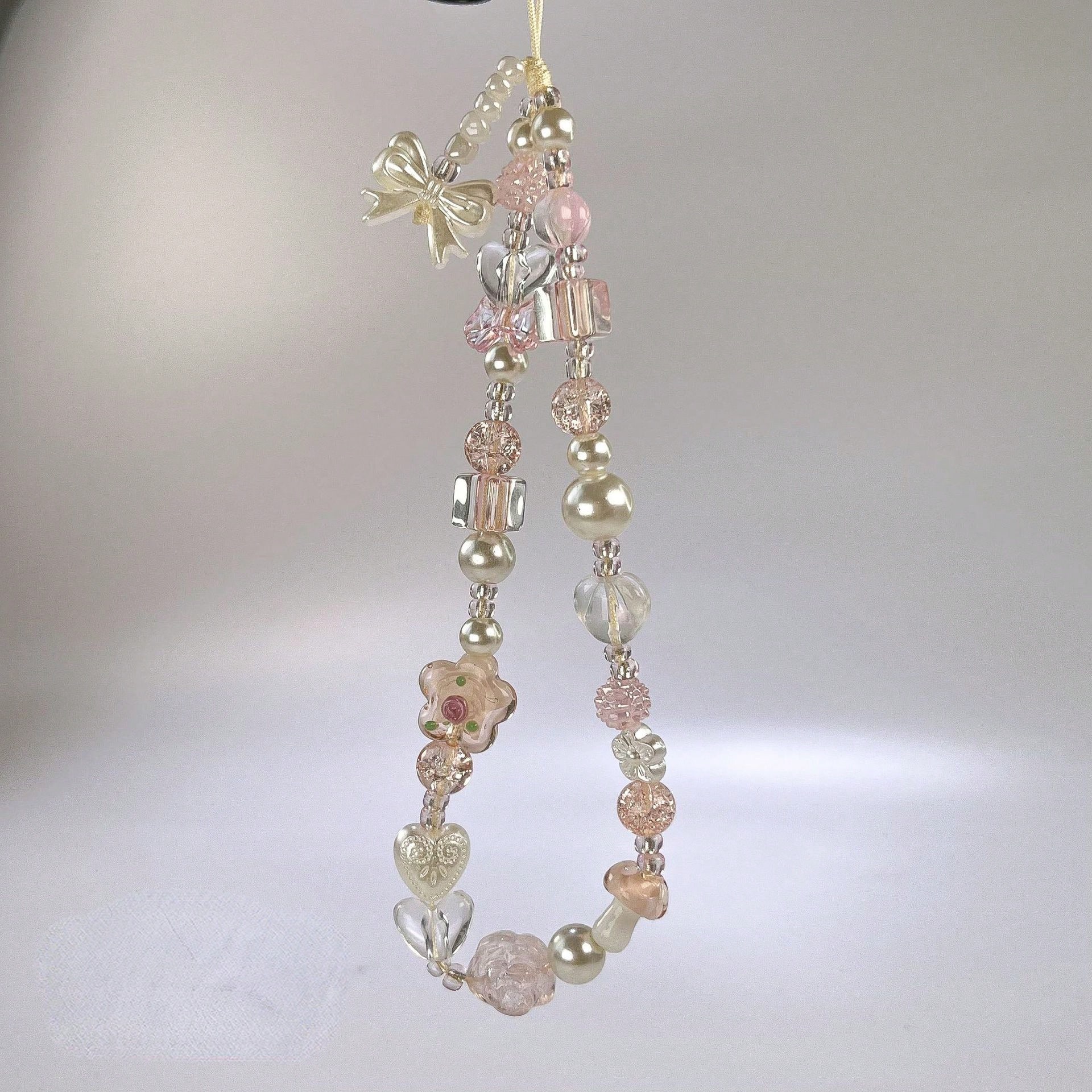Fashion Acrylic Flower Bow Cry - Camera Wrist Strap บทวิจารณ์และราคา
