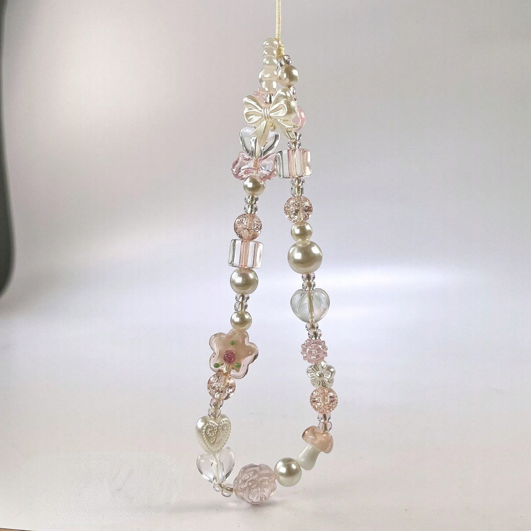 Fashion Acrylic Flower Bow Cry - Camera Wrist Strap บทวิจารณ์และราคา