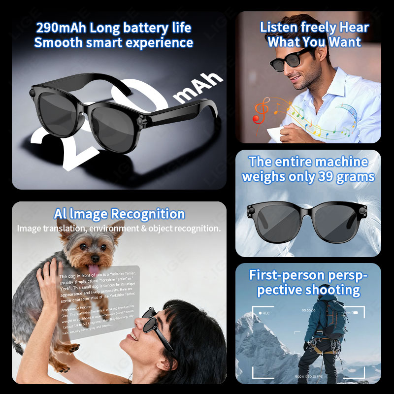 New 200W Camera AI Glasses For - Photography Translate บทวิจารณ์และราคา