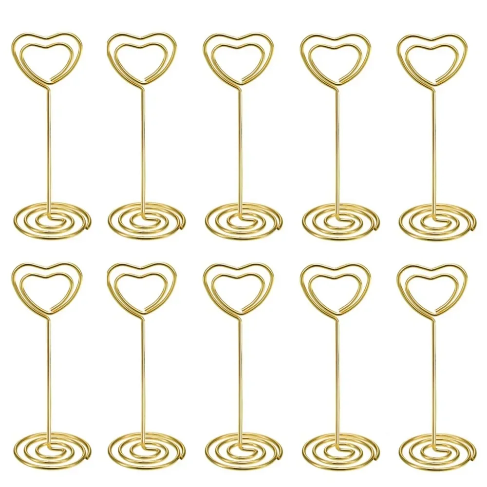 10pcs Heart Shape Table Number - Photography Names บทวิจารณ์และราคา