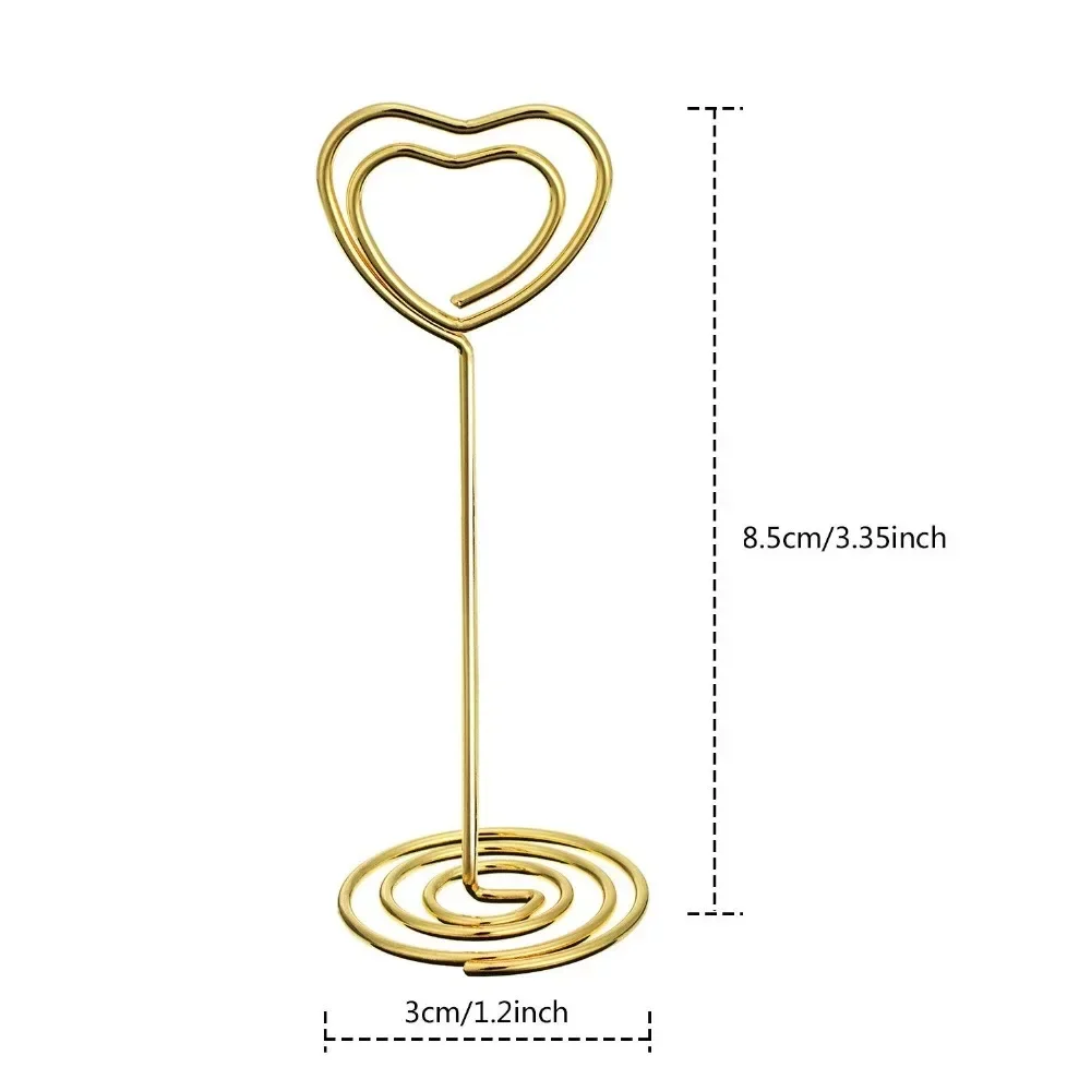 10pcs Heart Shape Table Number - Photography Names บทวิจารณ์และราคา