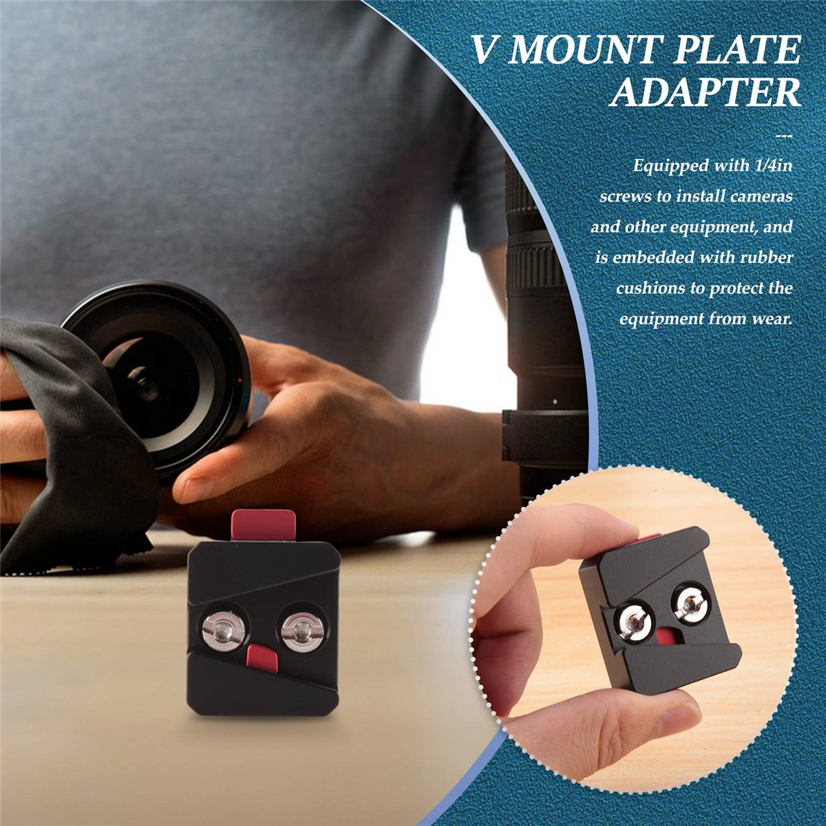 1/4 Universal V Mount Battery  - Camera Cage Baseplate บทวิจารณ์และราคา