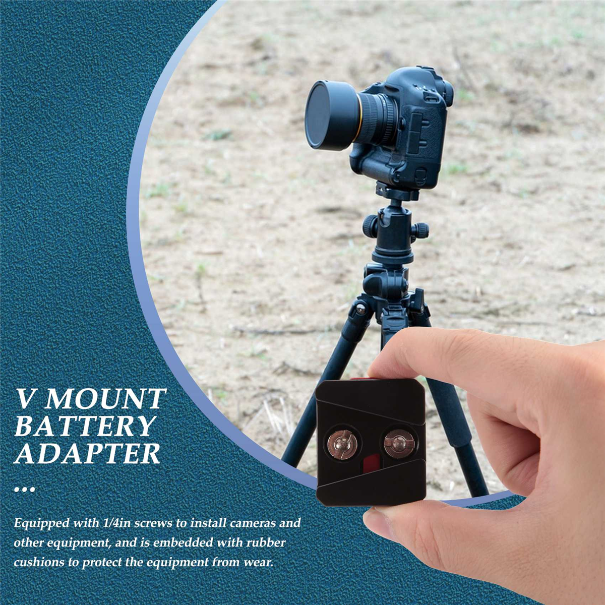 1/4 Universal V Mount Battery  - Camera Cage Baseplate บทวิจารณ์และราคา