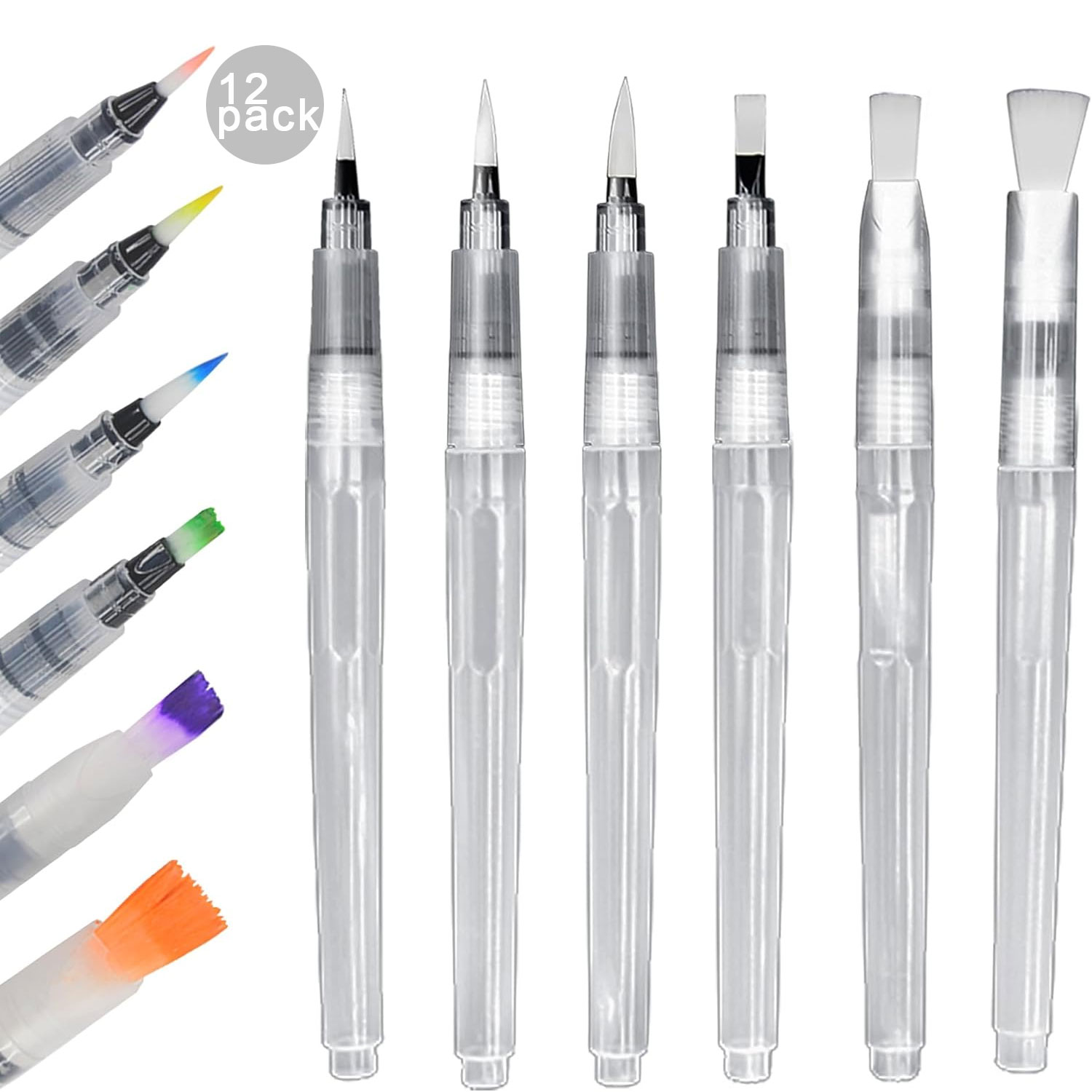 6/12/18pcs Water Color Brush P - Photography Fine Art บทวิจารณ์และราคา