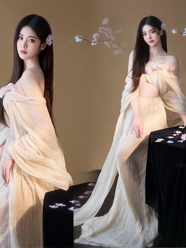 Retro Style Long Dress Chinese - Photography Zen บทวิจารณ์และราคา