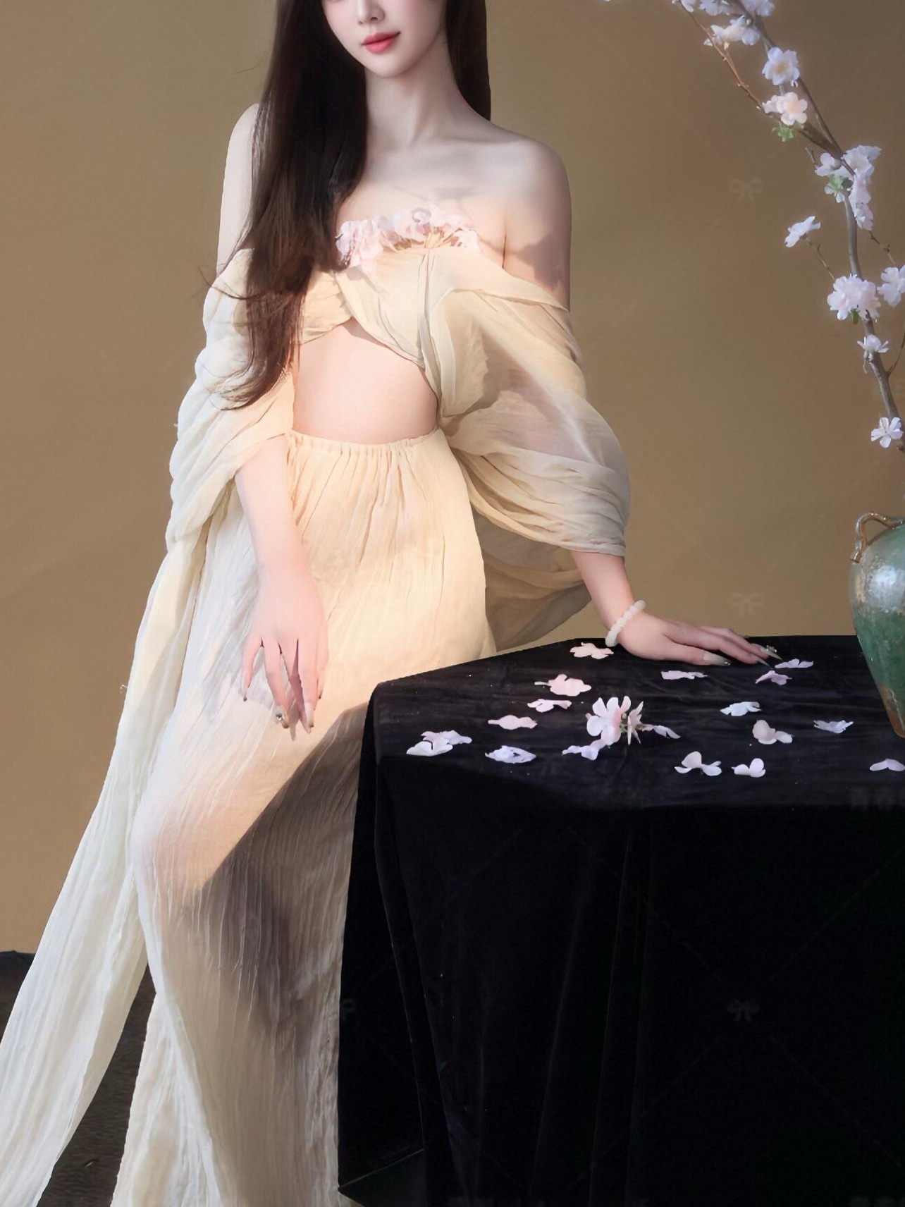 Retro Style Long Dress Chinese - Photography Zen บทวิจารณ์และราคา