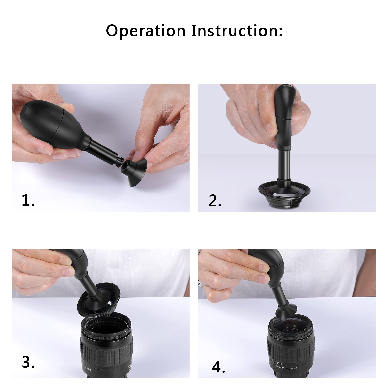 Lens Sucker Kit with 7 Suction - Lens Cleaning Kit บทวิจารณ์และราคา