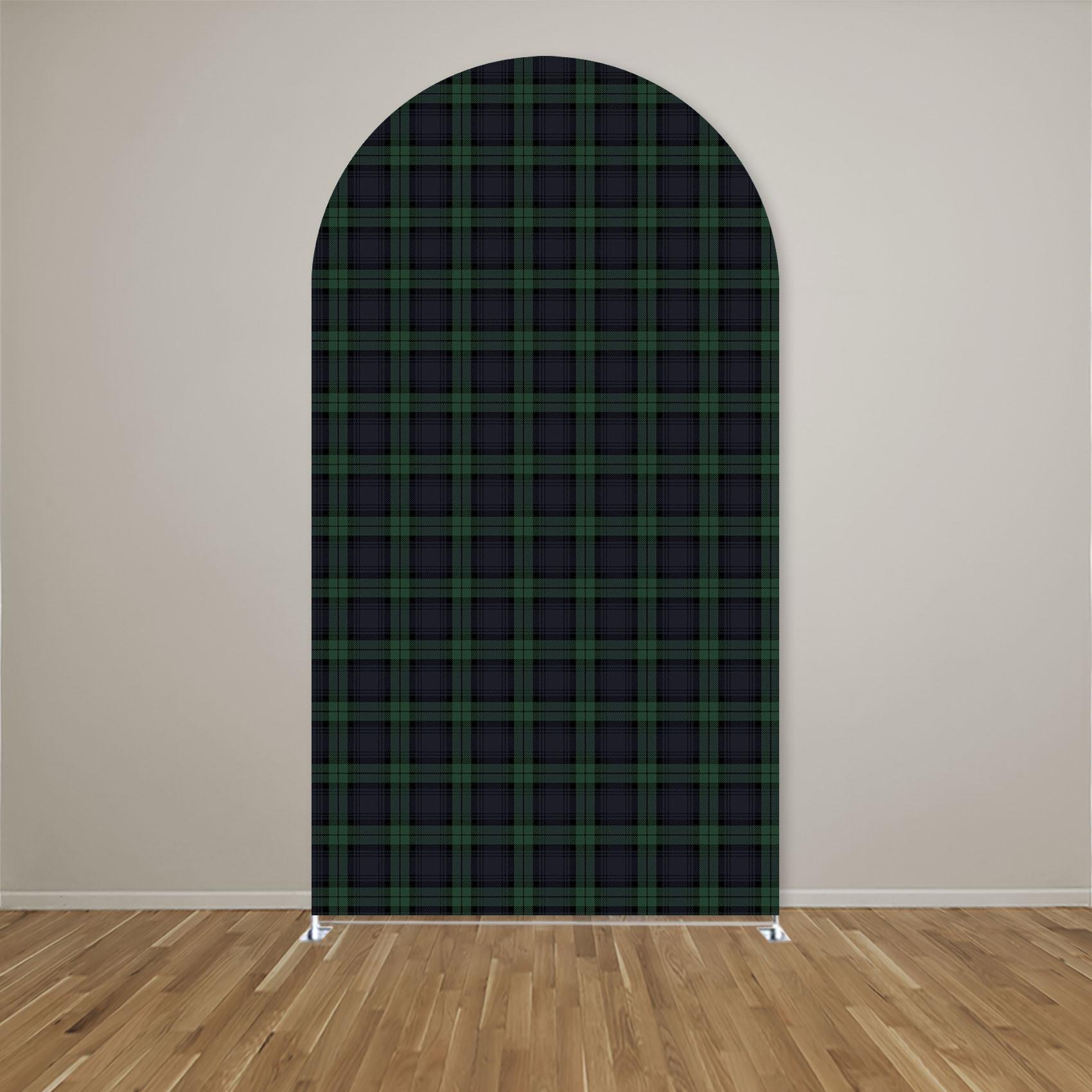 Custom Name Green Plaid Arch B - Photography Names บทวิจารณ์และราคา