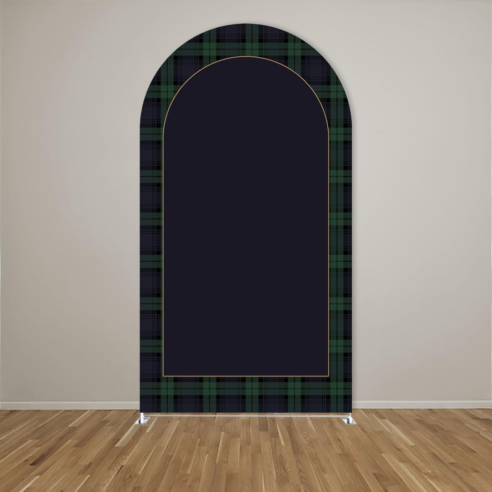 Custom Name Green Plaid Arch B - Photography Names บทวิจารณ์และราคา